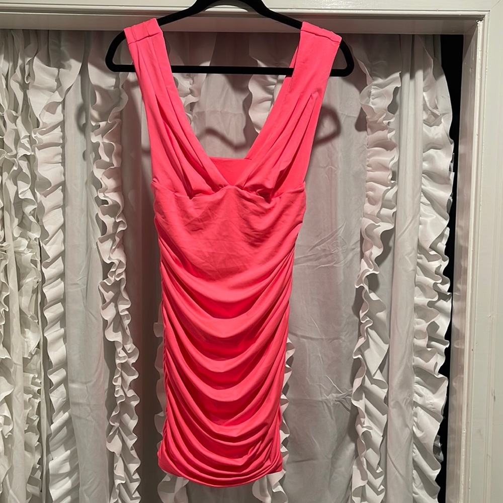 Nwot hot pink, dress Barbie vibes